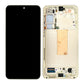 LCD Digitizer Screen Assembly with Frame Service Pack Replacement for Galaxy S23 Plus S916 - Cream