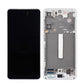 LCD Digitizer Screen Assembly with Frame Service Pack Replacement for Galaxy S21 FE G990 - White