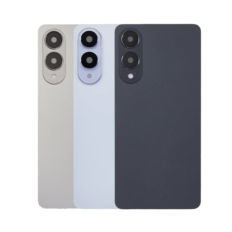 Back Glass Cover with Camera Lens For Galaxy S25 Edge