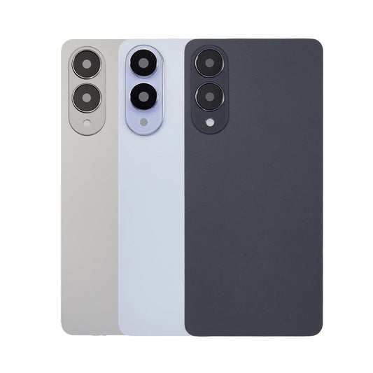 Back Glass Cover with Camera Lens For Galaxy S25 Edge