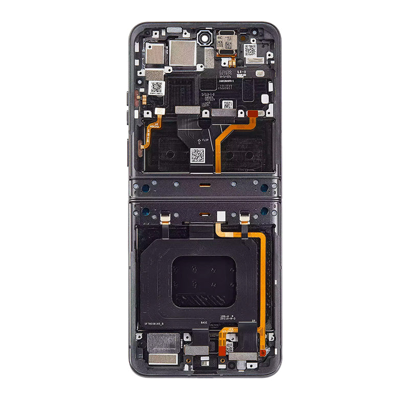 LCD Touch Screen Assembly with Frame (Main) For Moto Razr 50 - Black