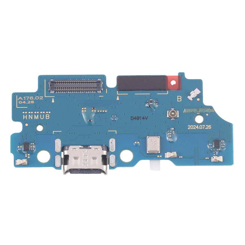 Charging Port flex with Board For Galaxy A17 5G (A176B)