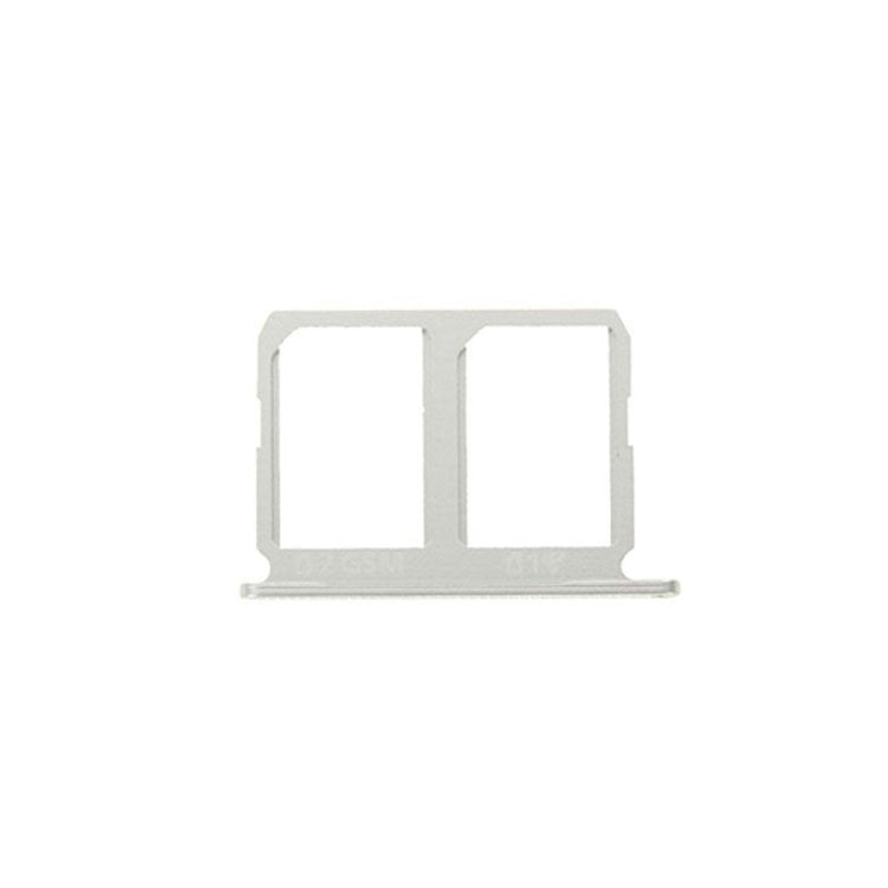 Sim Card Tray Dual Sim For Galaxy S6 - Silver