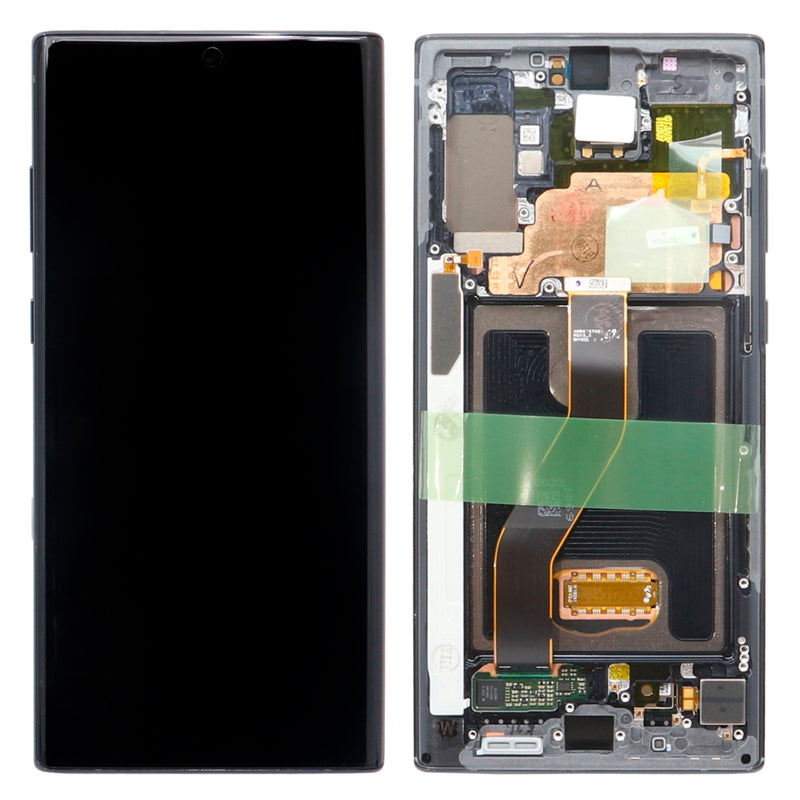 LCD Digitizer Screen Assembly with Frame Service Pack for Galaxy Note 10 Plus / Note 10 Plus 5G - Aura Black