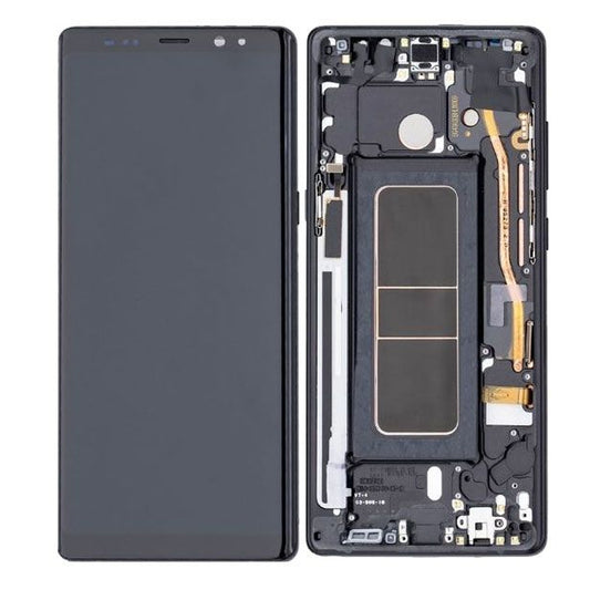 LCD Digitizer Screen Assembly with Frame Service Pack for Galaxy Note 8 N950 - Midnight Black