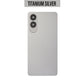 Back Glass Cover with Camera Lens For Galaxy S25 Edge