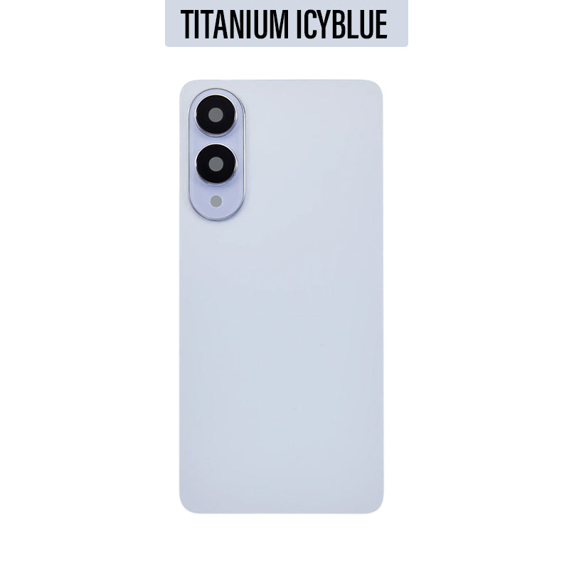 Back Glass Cover with Camera Lens For Galaxy S25 Edge