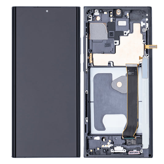 LCD Digitizer Screen Assembly with Frame Service Pack for Galaxy Note 20 Ultra - Mystic Black
