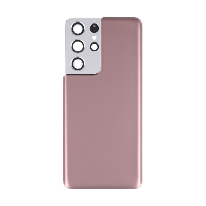 Battery Back Cover with Camera Lens For Galaxy S21 Ultra G998 - Phantom Brown