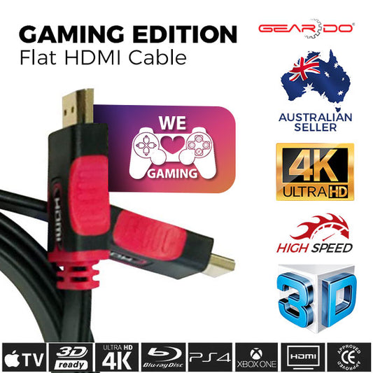 Gaming Edition Flat HDMI Cable 2.0