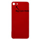 Back Glass Cover For iPhone SE 2020  (Big Camera Hole) - Red