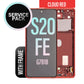 LCD Digitizer Screen Assembly with Frame Service Pack Replacement for Galaxy S20 FE G780-G781 - Cloud Red
