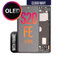 OLED LCD Digitizer Screen Assembly with Frame Replacement for Galaxy S20 FE G780-G781 - Cloud Navy