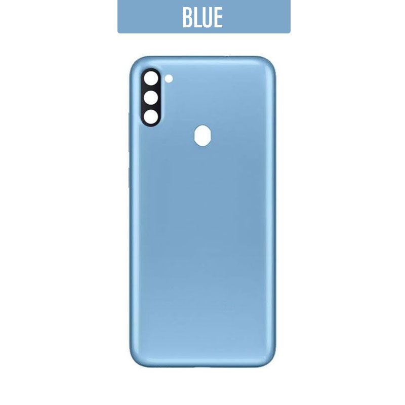 Back Cover with Camera Lens Replacement for Galaxy A11 2020 A115 - Blue