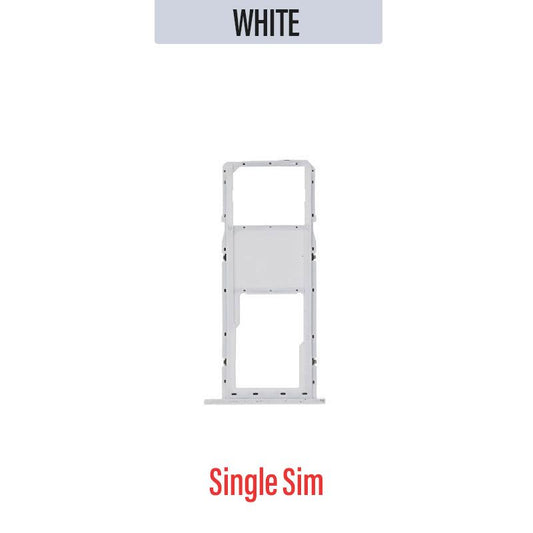 Single Sim Tray Replacement for Galaxy A11 2020 A115- White