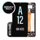LCD Digitizer Screen Assembly with Frame Replacement Service Pack for Galaxy A12 2020 A125