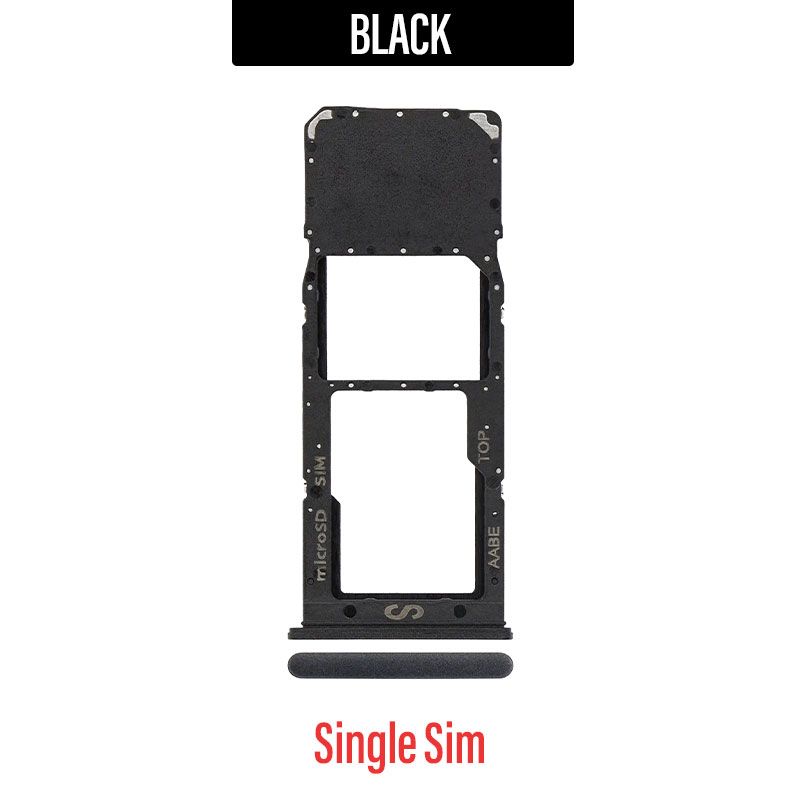 Single Sim/ Memory Card Tray Replacement for Galaxy A12 2020 A125