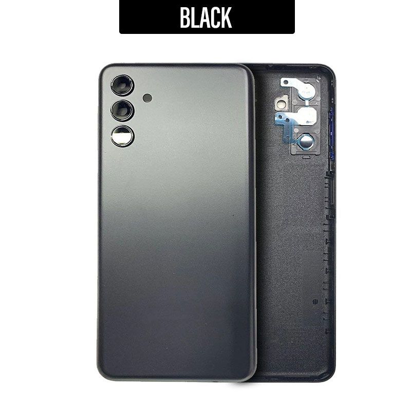 Back Battery Cover Replacement with Lens for Galaxy A13 5G A136- Black