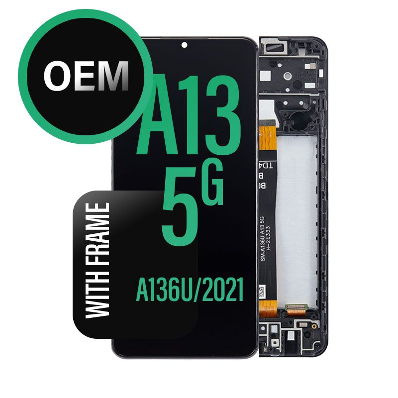 LCD Touch Screen Assembly Frame Compatible For Samsung Galaxy A13 5G SM-A136