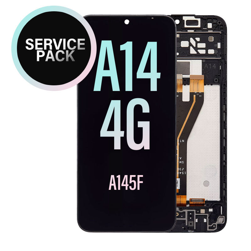 LCD Touch Screen Assembly With Frame Service Pack for Samsung Galaxy A14 4G SM- A145F