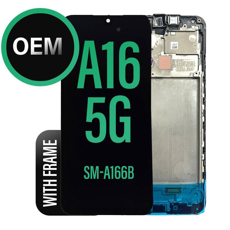OEM LCD Touch Screen Assembly With Frame For Galaxy A16 5G (A166B)