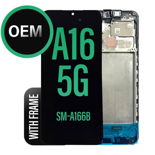 OEM LCD Touch Screen Assembly With Frame For Galaxy A16 5G (A166B)