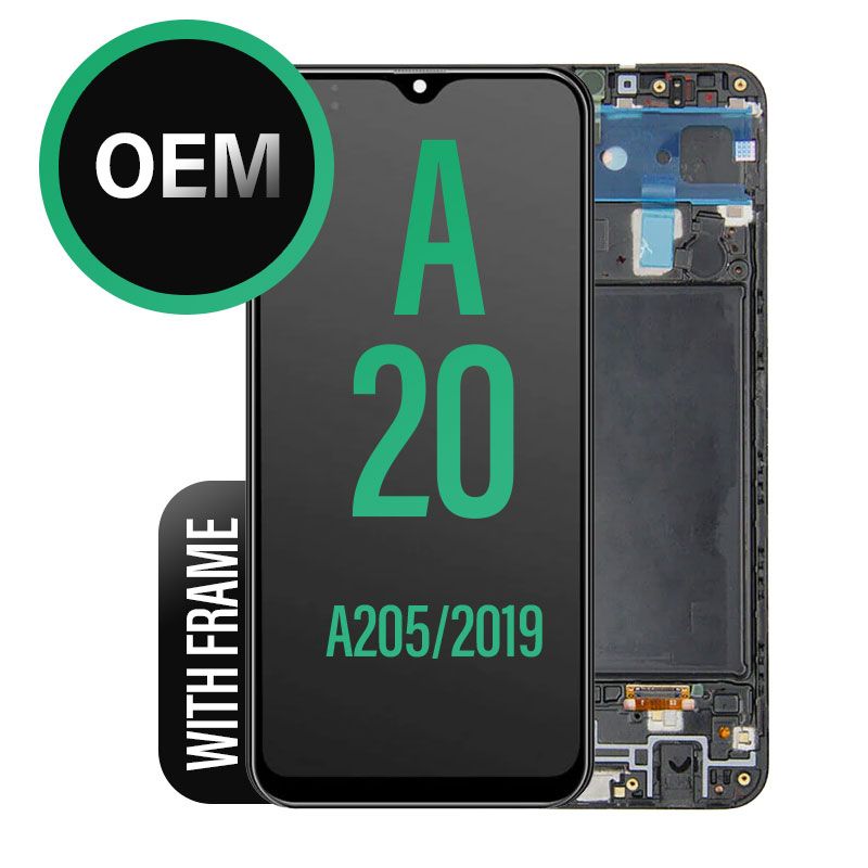 LCD Digitizer with Frame OEM for Galaxy A20 2019 A205