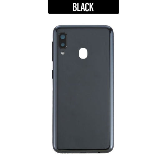 Back Battery Cover for Galaxy A20e A202-Black