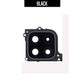 Back Camera Lens with Metal Frame Replacement For Samsung Galaxy A22 5G A226 -Black