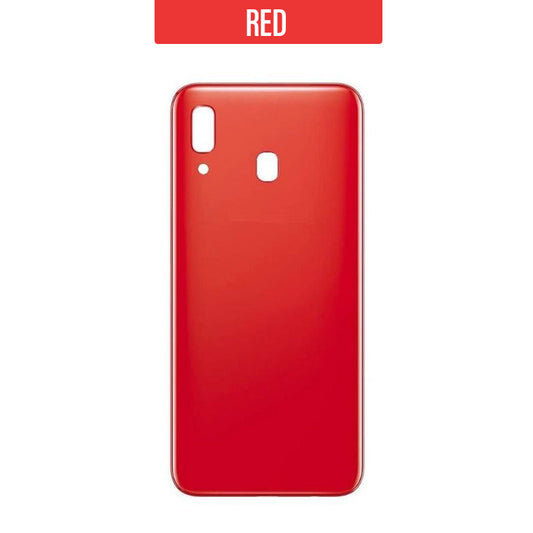 Back Battery Cover Replacement for Galaxy A30 2019 A305- Red