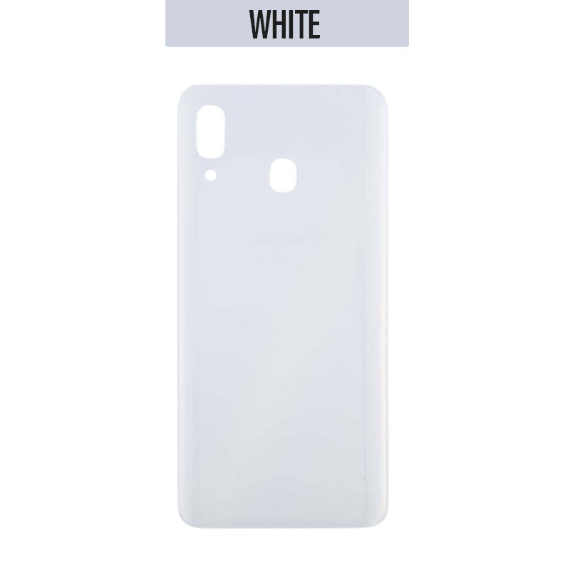 Back Battery Cover Replacement for Galaxy A30 2019 A305- White