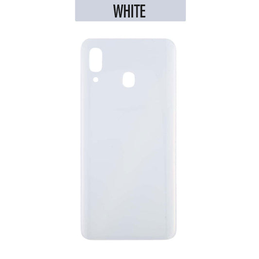 Back Battery Cover Replacement for Galaxy A30 2019 A305- White