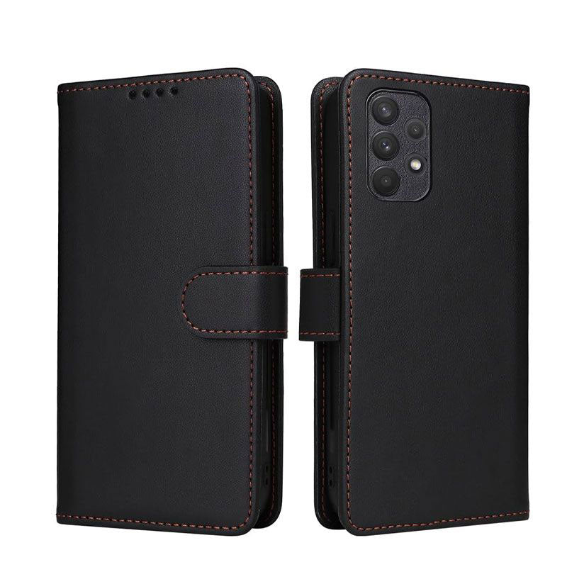 Centurion Wallet Case Cover For Galaxy A32 4G- Black