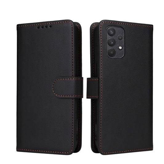 Centurion Wallet Case Cover For Galaxy A32 4G- Black