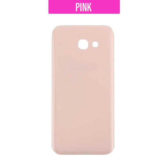 Back Battery Cover Glass Replacement for Galaxy A5 2017 A520 - Pink
