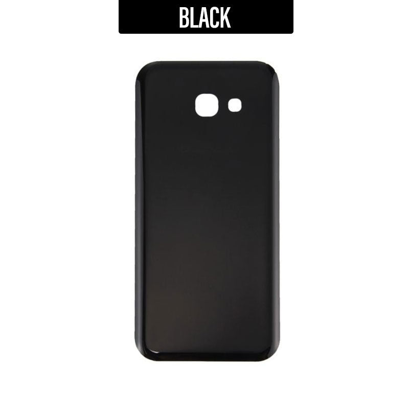 Back Battery Cover Glass Replacement for Galaxy A5 2017 A520- Black Sky