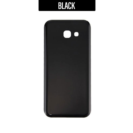 Back Battery Cover Glass Replacement for Galaxy A5 2017 A520- Black Sky