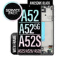 LCD Digitizer Screen Assembly with Frame Service Pack for Galaxy A52/ A52 5G/ A52s- Awesome Black