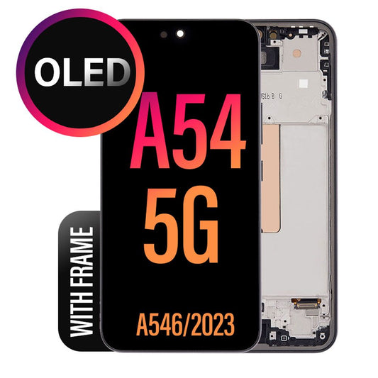 OLED LCD Screen Touch Assembly with Frame For Galaxy A54 5G
