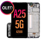 OLED LCD Screen Touch Assembly with Frame For Galaxy A25