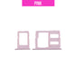 Sim / Memory Card Tray For Galaxy J5 Pro/ J7 Pro - Pink