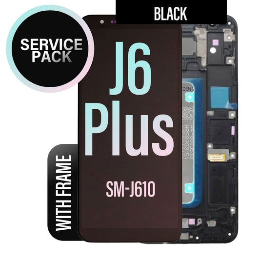 LCD Touch Screen Assembly with Frame For Galaxy J6 Plus (J610)