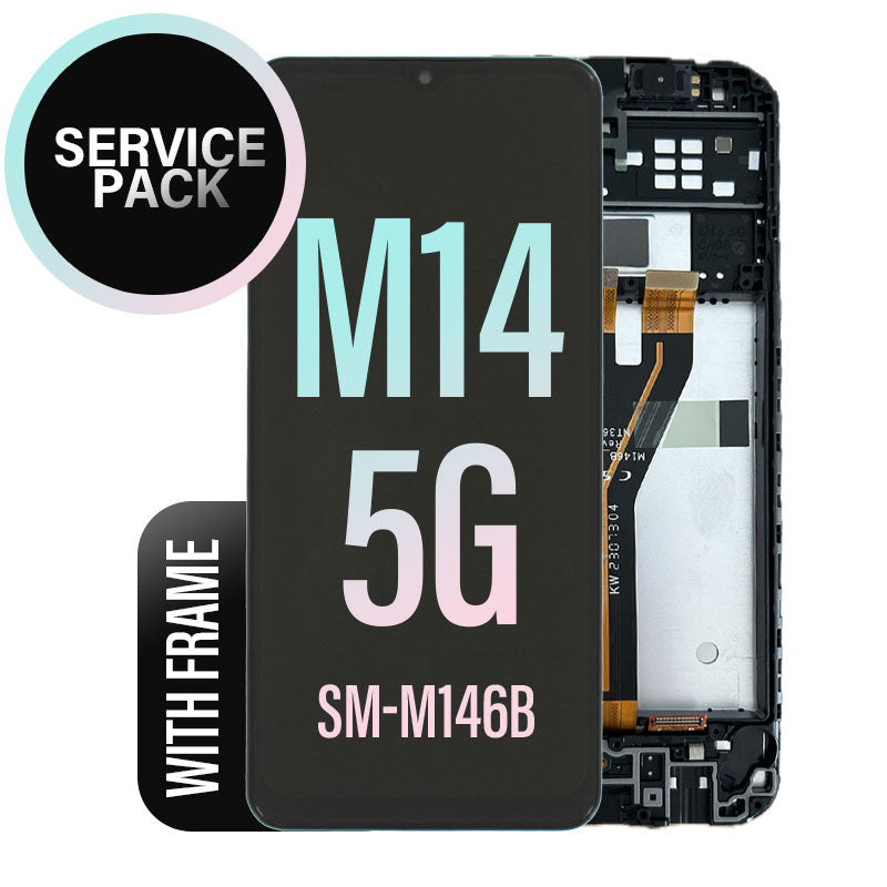 LCD Touch Screen Assembly with Frame For Galaxy M14 5G