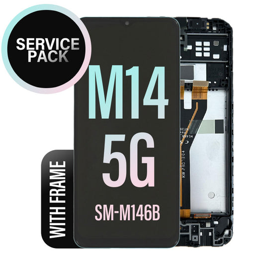 LCD Touch Screen Assembly with Frame For Galaxy M14 5G