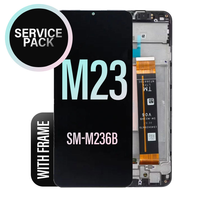 LCD Touch Screen Assembly with Frame Service Pack For Galaxy M23