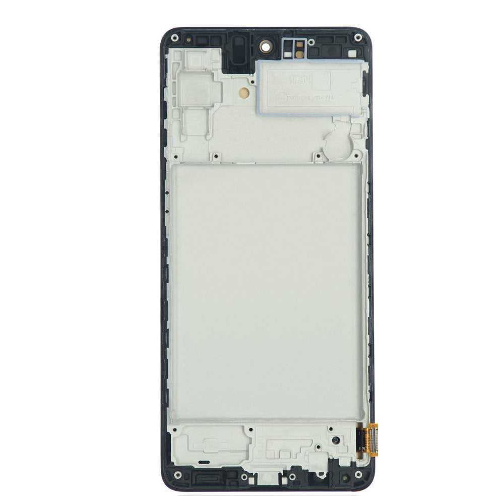 LCD Touch Screen Assembly with Frame For Galaxy M51
