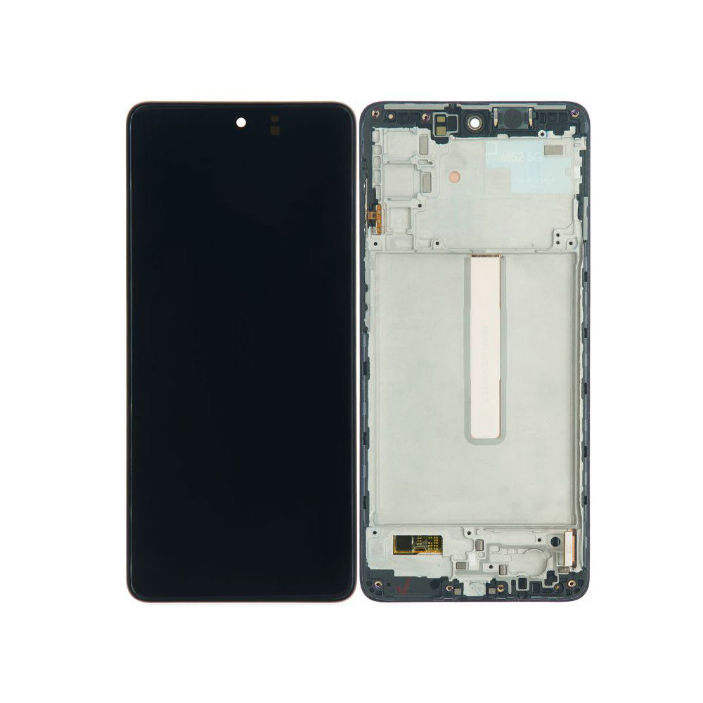 LCD Screen Touch Assembly with Frame For Galaxy M52 5G
