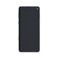 LCD Digitizer Screen Assembly with Frame for Galaxy S10 G973 - Black