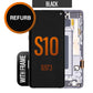 LCD Digitizer Screen Assembly with Frame Refurbished for Galaxy S10 G973 - Black