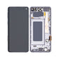 LCD Digitizer Screen Assembly with Frame Refurbished for Galaxy S10 G973 - Black
